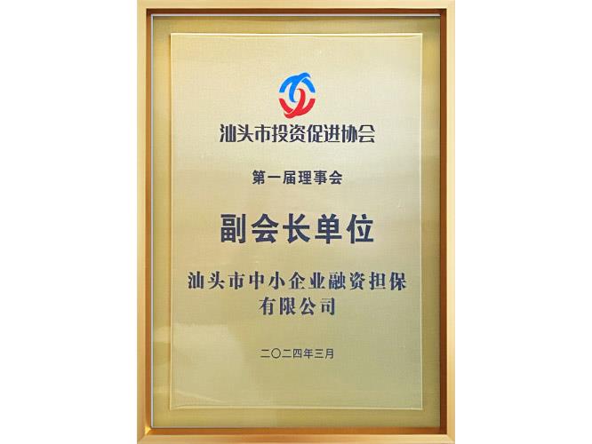 汕頭市投資促進(jìn)協(xié)會副會長單位